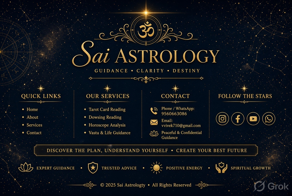 Sai Astrology - Guidance, Clarity and Destiny